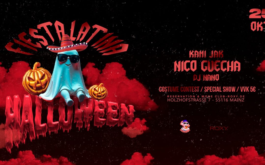 Fiesta Latina Halloween – Special guest Nico guecha